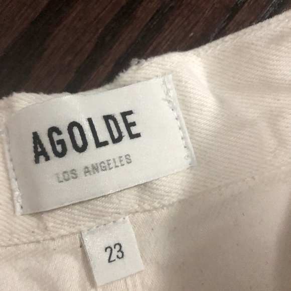 Like New Agolde Straight Jeans - Picture 4 of 5